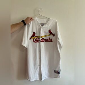 White Pujols Jersey